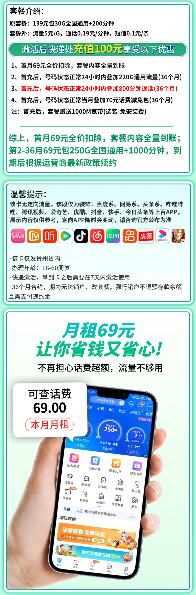 移动乌蒙卡69元250G通用流量+1000分钟+贵州专属详情.png